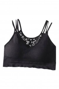 SKTF029 mass customized sports Bra design gel Shi back elastic shoulder strap sports Bra sports yoga dance sports Bra wholesaler detail view-1